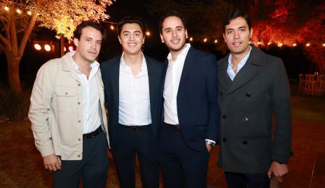  Jean Franco Pizzuto, Miguel Ruíz, Juan Pablo Chevaile y Andrés Quintero.