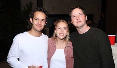  Alejandro Leos, Emilia García y Manuel Toledo.