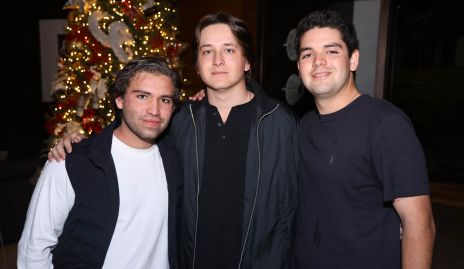  Daniel Carreras, Santiago Toledo y Patricio Vera.