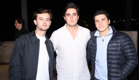  Pato Sarquis, Javier Alcalde y Piero Pizzuto.