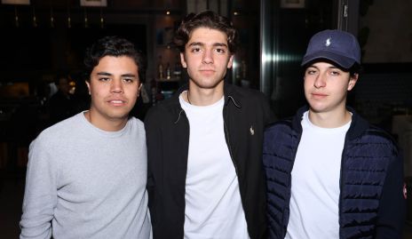  Juan Manuel Gómez, Santiago Morales y Martín de la Rosa.