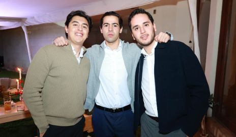  Miguel Ruíz, Diego Gutiérrez, Juan Pablo Chevaile.