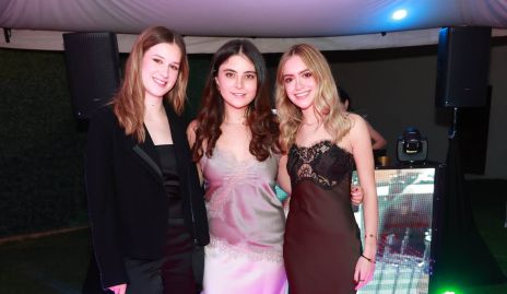  Mariana Mendizábal, Connie Hermosillo y Sofía Medina.