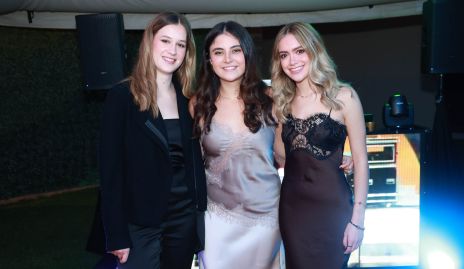  Mariana Mendizábal, Connie Hermosillo y Sofía Medina.