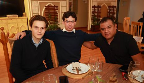  Marcelo Torre, Emilio Gutiérrez y Benjamín Portales.
