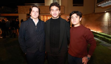  Santiago Toledo, Arturo Payán y Sergio Torres.