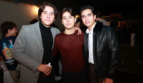  Gael Cárcoba, Rivera y Juan José LEos.