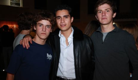  Santiago Carreras, Juan José Leos y Mateo Díaz.