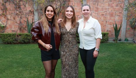  Lucía Borbolla, Ana Paty Gerardo y Georgina Rivera.