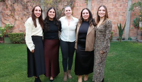  Andrea Cuevas, Ximena López, Gergina Rivera, Mónica del Castillo y Ana Paty Gerardo.