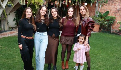  Andrea Zúñiga, María Gameros, Ximena López, Karla Villalpando, Lucía Borbolla y Camila Castillo.