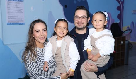  Giselle Martínez, Victoria Hermosillo, Mauricio Hermosillo y Eugenia Hermosillo.