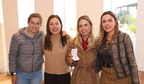 Sofía Torres, Libeth Olivas, Fernanda de la Vara y Alessia Mendoza.