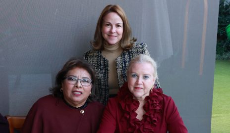  Diana Guel, Mary Carmen Martínez y Carmen Muniesa.