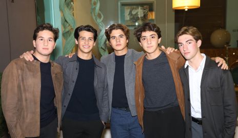  Carlos de los Santos, Rodrigo Gómez, Juan Pablo Wagner, Alonso Canales y Mauricio Pizzuto.