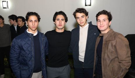  José Miguel Guerra, Joaquín González, Santiago Torre y Carlos de los Santos.