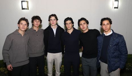  Mauricio Lozano, Luis Ma Abella, Gabriel de la Maza, Marcelo Lozano, Joaquín González y José Miguel Guerra.