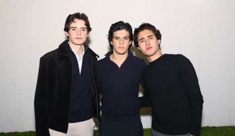  Gabriel de la Maza, Marcelo Lozano y Joaquín González.