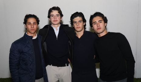  José Miguel Guerra, Gabriel de la Maza, Marcelo Lozano y Joaquín González.