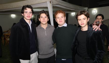  Gabriel de la Maza, Mauricio Lozano, Francisco Torres y Santiago Lozano.