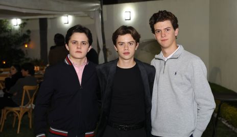  Santiago Castro, Santiago Lozano y José Manuel Hernández.