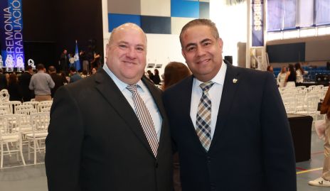  Salomón Raitarski y Marco Edgar Vargas, Director del Tec de Monterrey.