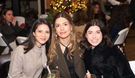  Paola Ruiz, María José Macías y Andrea Vilet.