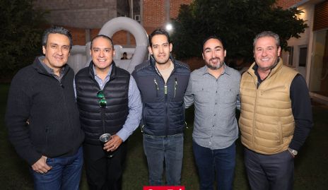  Alejandro Narro, Lalo García, Jesús Torres, Mario García y Juan Benavente.