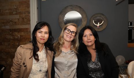  Ri Saa, Flor González y Leticia Ruiz.