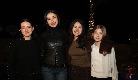  Sarah Jiménez, Giovanna Ruan, Valeria y María Ruan.