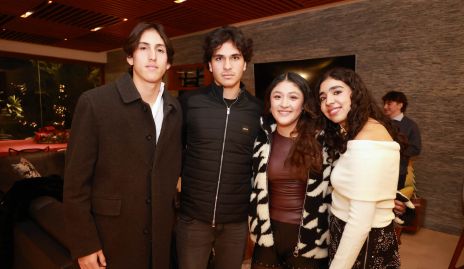  Luis Ávila, José Manuel Assad, Sarah Muñiz y Sofía Espinosa.