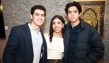  Diego Noyola, Sofía Espinosa y Marcelo Rosillo.