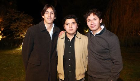  Luis Ávila, Emiliano Perales y Raúl Martínez.