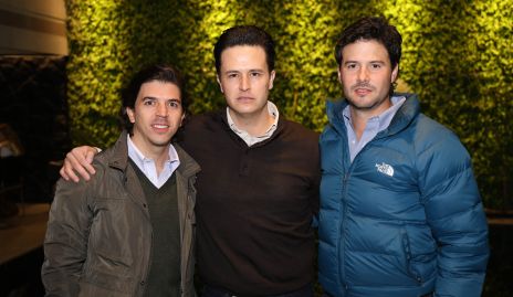  Sebastián Garza, Bernardo Herrera y Claudio Meade.