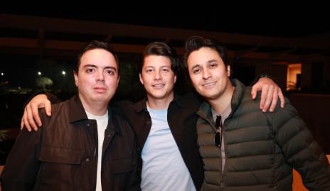  Toño Guzmán, Santiago González y Mauricio Díaz de León.