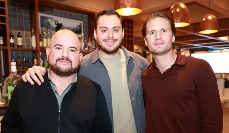  Andrés Domínguez, Leonardo Gordoa y Jorge García.