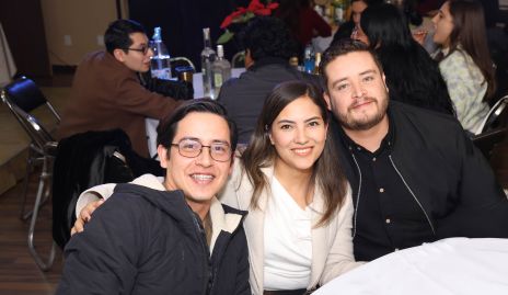 Manolo Castro, Diana Cases y Edgar de la Rosa.