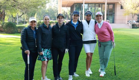  Rosy Solís, María Acebo, Diana Guel, Ale Mireles, Elsa Castillo e Ivonne Hernández.