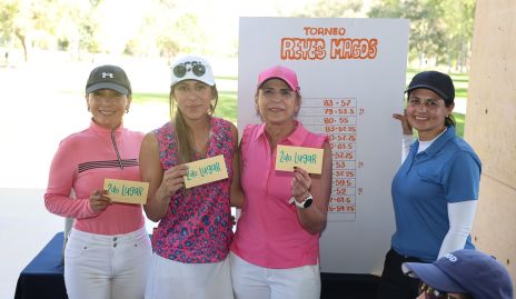  2do Lugar, Dani Delgado, Silvia Tapia y Gaby Godínez con Ale Mireles.