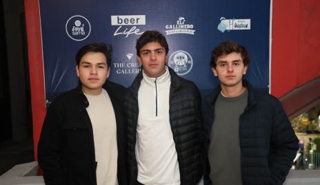  Pepe Barrón, Omar Feres y Marcelo Sarquis.