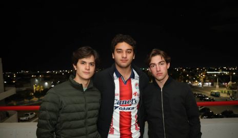  Alex Lozano, Arturo Payán y Mauricio Pizzuto.