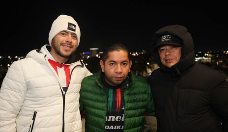  Alberto Ibarra, César Ortega y Mario Ibarra.