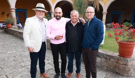  Erasto Aldrett, Germán de Luna, Ariel Aldrett y Salvador Aldrett.