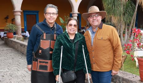  Jesús Garza, Cony Maldonado y Carlos Alejo.