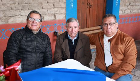  Jesús Martínez, Rafael Morales e Inocencio Noyola.