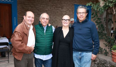  José Dimas Hernández, Hilario Altamirano, Nereida Ramos y Jesús Garza.