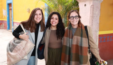 Ana Espinosa, Mariana Guerrero y Liliana Serrano.