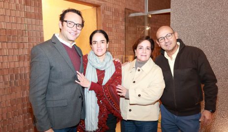  Xavier Nava, Nancy Puente, Sandra Estúa y Alejandro Villalobos.