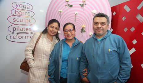  Juana María Pacheco, Juanis Hernández y Juan Luis Juache.