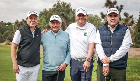  Daniel Uribe, Javier Hernández, Julián Ortiz y Carlos Rangel.